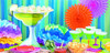Fun Express Margarita Glass Shot Glass Holder New