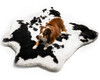 PupRug by Paw.com Animal Print Memory Foam Dog Bed - Cheetah Faux Print New
