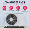 Ductless HVAC Equipment Pad Mini Split AC Condenser Base (Grey 18x38x3) New