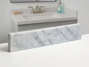 NTQ ETYI 21 IN. ENGINEERED STONE VANITY SIDESPLASH - CARRARA WHITE