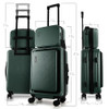TRAVELARIM 20" CARRY ON LUGGAGE 22X14X9 AIRLINE APPROVED WHEELS - GREEN