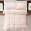SERTA Simply Clean Ultra Soft Hypoallergenic Solid 3 Piece Comforter Set King New