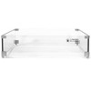 Barton 24" x 24" inch Fire Pit Wind Guard Tempered Glass 8mm Wind Guard New