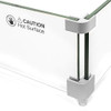 Barton 24" x 24" inch Fire Pit Wind Guard Tempered Glass 8mm Wind Guard New