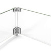 Barton 24" x 24" inch Fire Pit Wind Guard Tempered Glass 8mm Wind Guard New