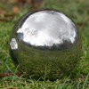 Whole House Worlds Crosby Street Stainless Steel Gazing Ball 13 3/4 Inches - NEW New
