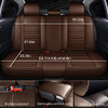 YZAUTOPARTS Universal Leather Car Seats for Front Seats,B09YZ5HLVY - Brown New