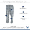 95444A/B Ten West Apparel Men's Flannel Pajama Pants, M, Navy/Gray/White New