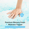 NEWBULIG 2 Inch King Memory Foam Mattress Topper, Gel Foam New
