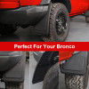 ZONFANT Mud Flaps for Ford Bronco 2021 2022, Not Need to Drill Holes(4Pcs) New