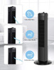 Mainstays 28" Oscillating Tower Fan with 3 Speed Settings Bladeless BlackNEW New