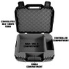CASEMATIX Travel Case Compatible Xbox One X Hard Shell Carrying Case - Black New