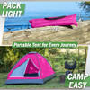 2 Person Camping Tent with Rain Fly and Carrying Bag - Wakeman Outdoors New
