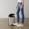 Amazon Basics SMALL Trash Can 3.1 Gallon 12L Smudge Resistant Rectangular Bin New