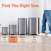 Amazon Basics SMALL Trash Can 3.1 Gallon 12L Smudge Resistant Rectangular Bin New