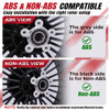 TOFR 21x3.5 Fat Spoke Front Wheel Black For Harley Touring Baggers 09-25 New