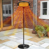 HARRIER 2-in-1 Electric Patio Heater (Single Heater without Cover) - Black
