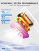 Sunduv Portable Steamer for Clothes, 1200W Garment Steamer - Dove White