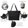 Large Carryall Tote Bag Lightweight Nylon Weekender Travel Beach Bag B0938FFDQN New