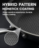 Tibbicc Stainless Steel Non Stick Frying Pan Lid PFOA Free New