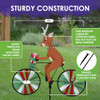 Bike Spinner Reindeer 20" Festive Holiday Design Weather-Resistant Outdoor Decor New