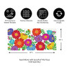 Evergreen Flag Bring Me Flowers Sassafras Switch Mat 22" x 10" B08MWN19RG New