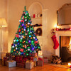 AINUOO 6ft Christmas Tree with 300 Lights and 918 Branch Tips - New New