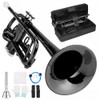 LeSage Bb Standard Trumpet Set for Beginner, Brass Student Trumpet - Black New