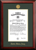 Patriot Frames Army Certificate Frame Gold Medallion 10x14 Inch - Black New