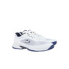 751SAM0022X96 LACOSTE MEN'S TECH POINT TENNIS SHOES, WHITE/DARK BLUE, SIZE 12 New
