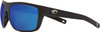 Costa Del Mar Men's Broadbill Blue Mirror Matte Gray Frame Square Sunglasses