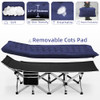 Fragess Portable Camping Cot, Sleeping Cot for Adult, 28" Extra Wide Heavy Duty