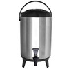 Vollum Stainless Steel Beverage Dispenser, 8 Liters, Spigot, B07ZY8SQ83 - BLACK New