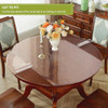 OstepDecor 42" Round Clear Table Protector, 2mm Thick Plastic Table Cover New