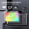 EMBRACING MINDFULNESS ENDOSCOPE-CAMERA LIGHT 4K BORESCOPE DIGITAL - BLACK