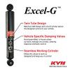 KYB 331047 EXCEL-G GAS STRUT - BLACK New