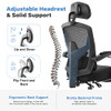 AFO Ergonomic Office Chair High Back Office Chair with Lumbar Pillow New