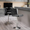 Yapamar Counter Height Barstools with Square Seat - B0FHWQR4NZ - Black New