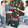 ELF STOR ORNAMENT STORAGE BOX- 12” (L) x 12” (W) x 12” (H) - 83-DT5022 - GREEN New