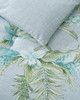 TOMMY BAHAMA FLORAL ENCHANTMENT REVERSIBLE 3-PIECE KING DUVET - LIGHT BLUE/AQUA