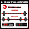 Adjustable Dumbbell Set 22lbs 3 in1 Dumbbells Set Used as Barbell B0FQBXLHH4 New
