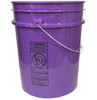 House Naturals 5 Gallon Purple Food Grade Plastic Bucket 3 Pack Black lids New
