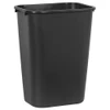 Rubbermaid Commercial Products Wastebasket 10.25-Gallon 4 Pack - Black New