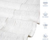 Pleasant Home Bath Towels Set 4 Pack 32” x 55” 100% Cotton GSM 500 Towels White New