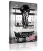 African American Wall Art Tattoos Black Girl Canvas Prints 16x24 B096V258ZN New