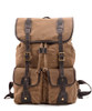 WUDON Canvas Leather Backpack for Men - Vintage Canvas Shoulder Rucksack New