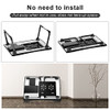 Saviki Lap Desk, Multi-Functional Features - Breakfast Serving Bed Table - Black New