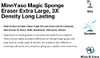 Magic Sponge Eraser Extra Large Extra Thick 50 pcs B0BSSPQNYL - Yellow New