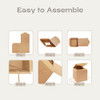 Boxes Craftory Pack of 10 Gift Boxes with Lids & String Handles, 3 Pack - Havana New