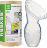 HAAKAA Silicone Breastfeeding Manual Breast Milk Pump 4 oz - Clear